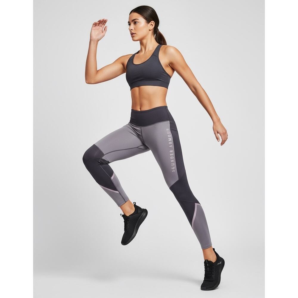 Under Armour ColdGear Compression Leggings Womens Medium Purple Active Pants